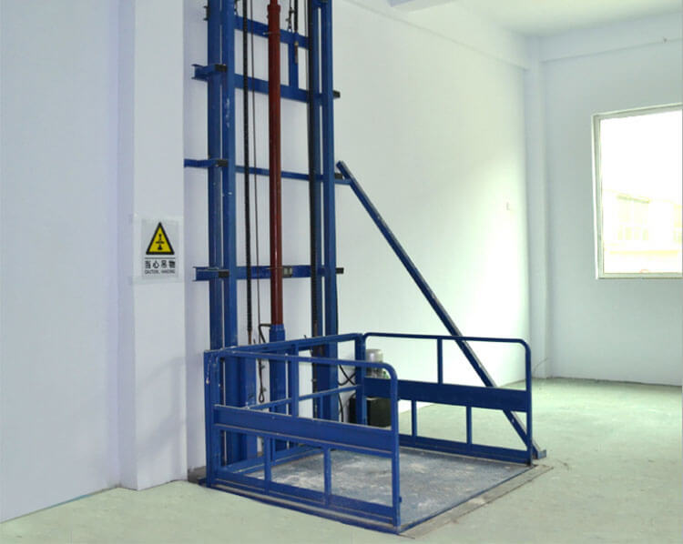 Plateforme élévatrice Manuelle à Rail - Capacité 500 Kg, Hauteur Levage 3 M, Acier, Pour Quai/entrepôt