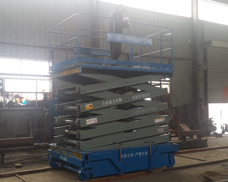 Rail walking scissors lift Y-XG